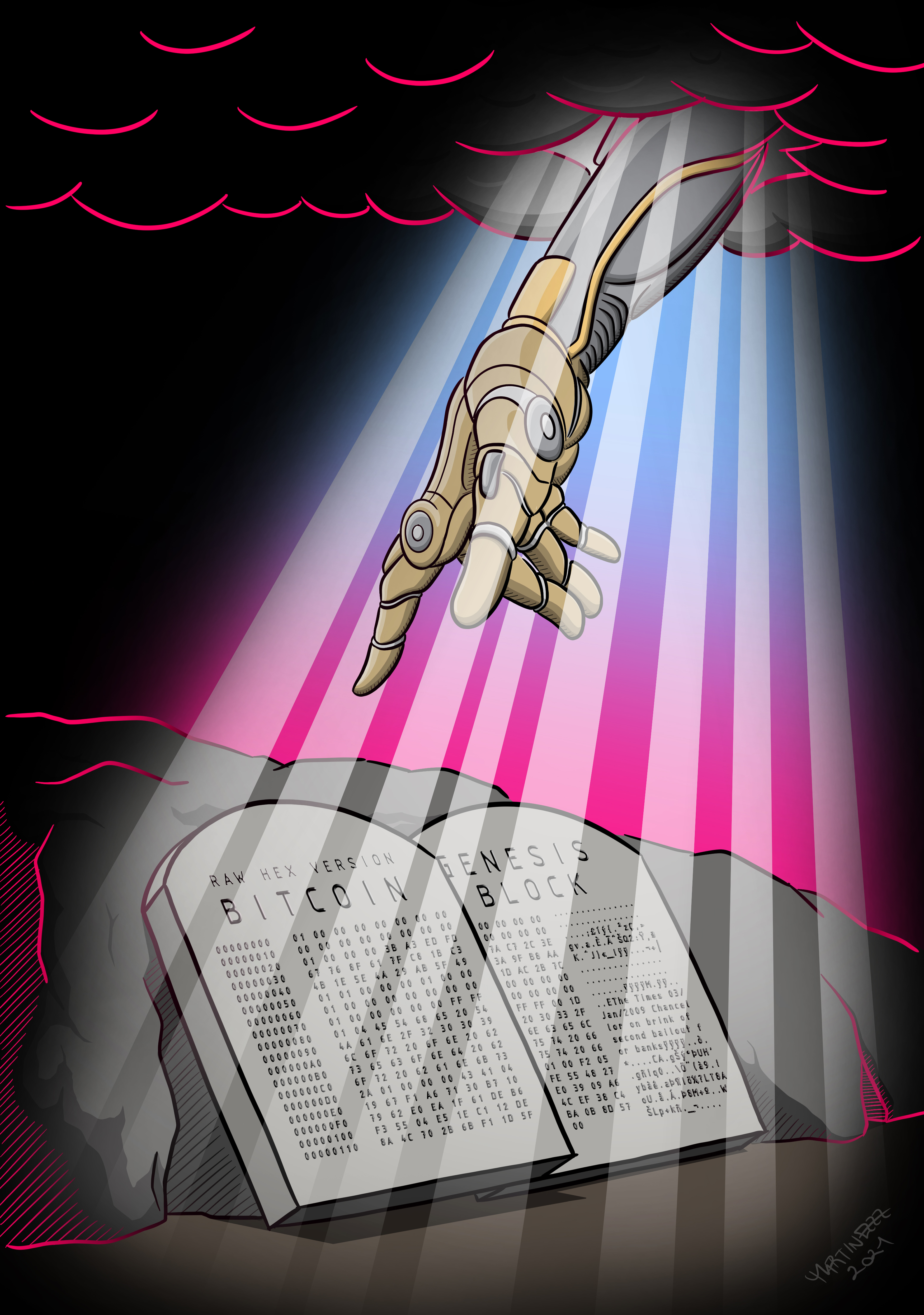 Hand of Cyber-God